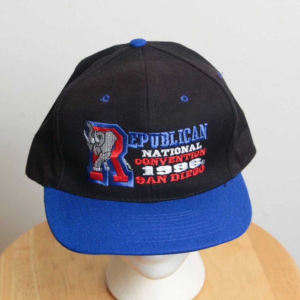 1996 Republican National Convention Hat Mens OS Black RNC San Diego Snapback